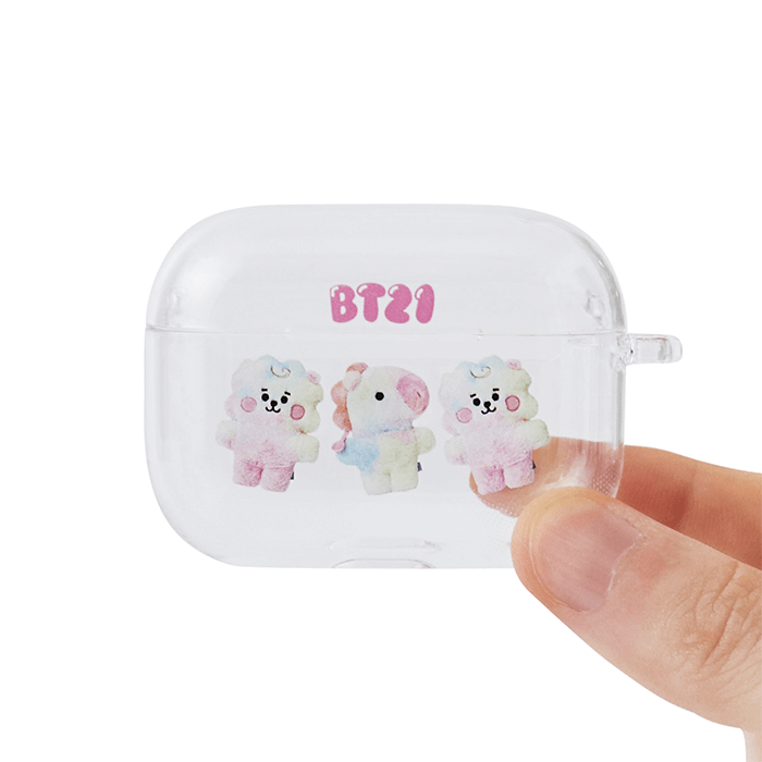 LINE FRIENDS SCHOOL/OFFICE BT21 BT21 RJ MANG BABY PRISM AirPods Pro CASE (7182524612781)