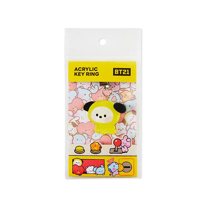 LINE FRIENDS SCHOOL/OFFICE CHIMMY BT21 CHIMMY minini MY ROOMMATE ACRYLIC KEYRING (7182467498157)