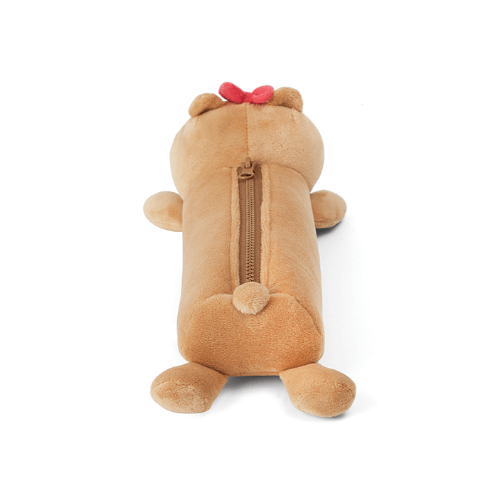 LINE FRIENDS SCHOOL/OFFICE CHOCO BROWN & FRIENDS CHOCO LYING PENCIL CASE (7182556627117)