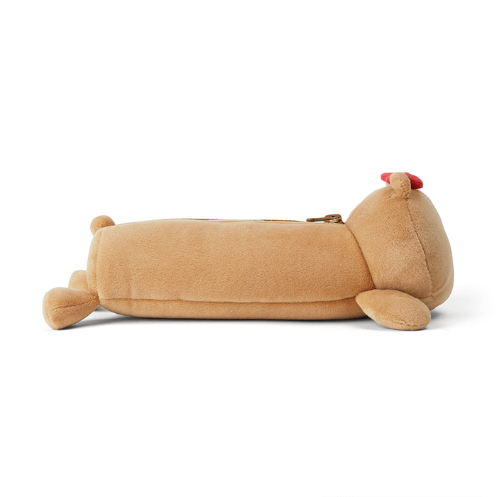 LINE FRIENDS SCHOOL/OFFICE CHOCO BROWN & FRIENDS CHOCO LYING PENCIL CASE (7182556627117)