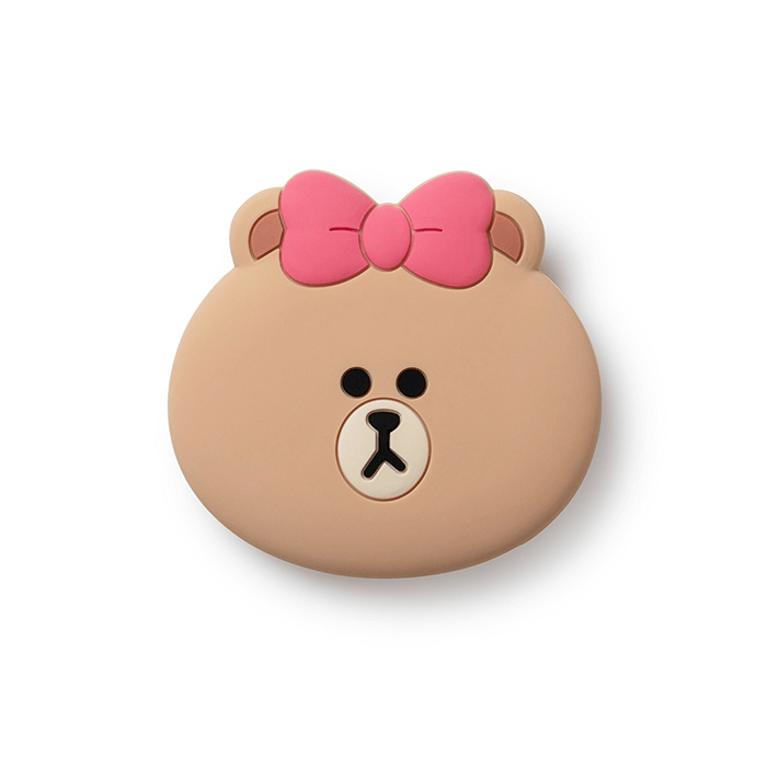 LINE FRIENDS SCHOOL/OFFICE CHOCO BROWN & FRIENDS CHOCO SMART TOK FACE (7182613905581)