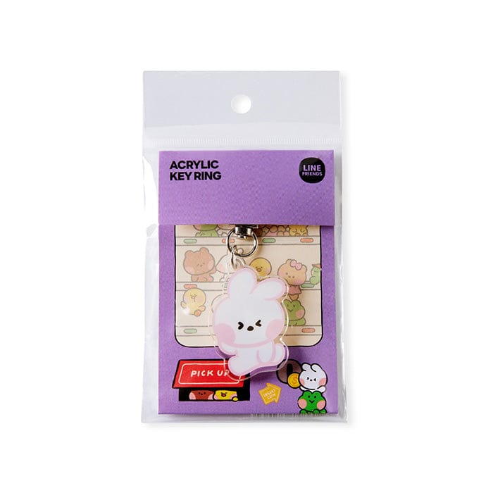 LINE FRIENDS SCHOOL/OFFICE conini LINE FRIENDS conini SUNNY DAY ACRYLIC KEYRING (7182468350125)