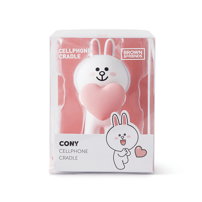 LINE FRIENDS SCHOOL/OFFICE CONY BROWN & FRIENDS CONY MOBILE HOLDER (7182609350829)