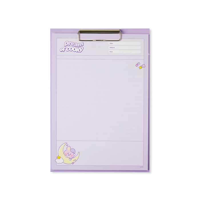 LINE FRIENDS SCHOOL/OFFICE COOKY BT21 COOKY DREAM OF BABY NOTEPAD SET (7182549287085)