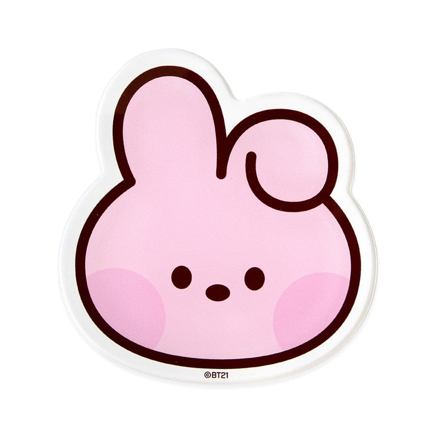 LINE FRIENDS SCHOOL/OFFICE COOKY BT21 COOKY minini ACRYLIC COASTER (7194881654957)