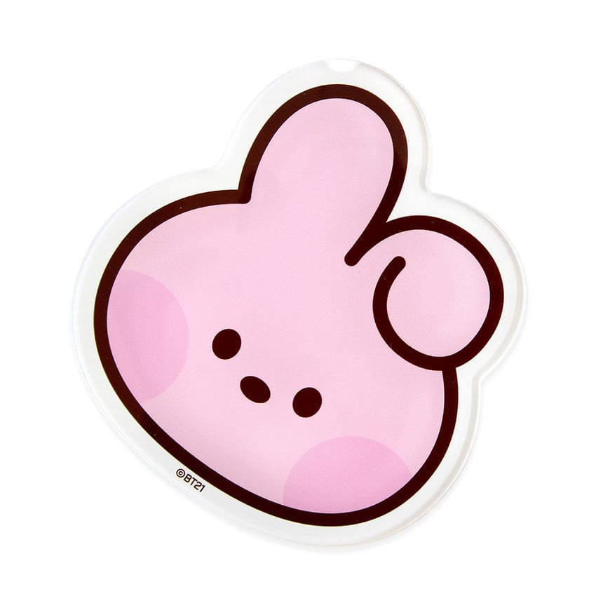 LINE FRIENDS SCHOOL/OFFICE COOKY BT21 COOKY minini ACRYLIC COASTER (7194881654957)