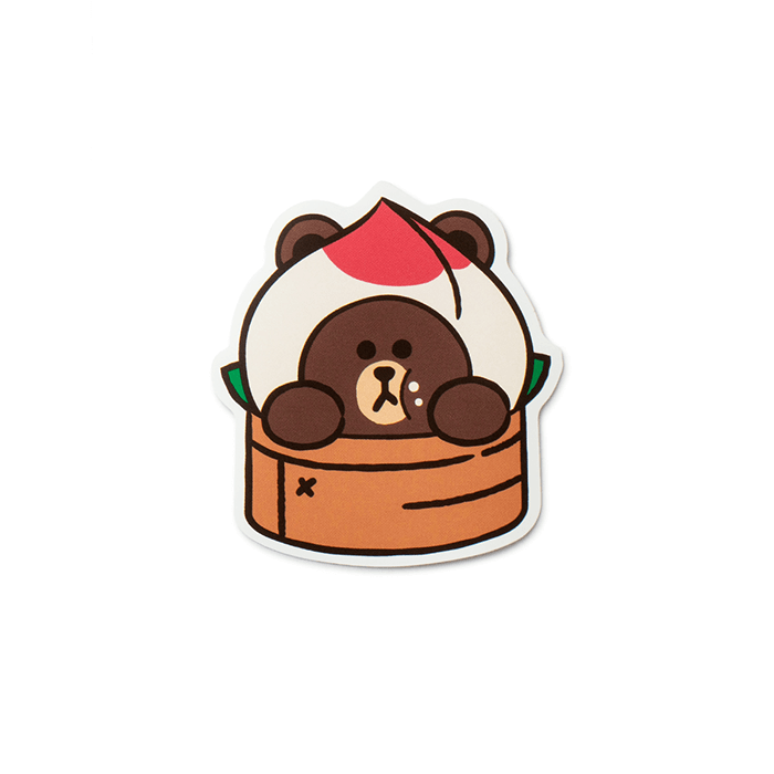 LINE FRIENDS SCHOOL/OFFICE HONG KONG BROWN & FRIENDS CITY EDITION HONG KONG STICKER PACK (7182558232749)