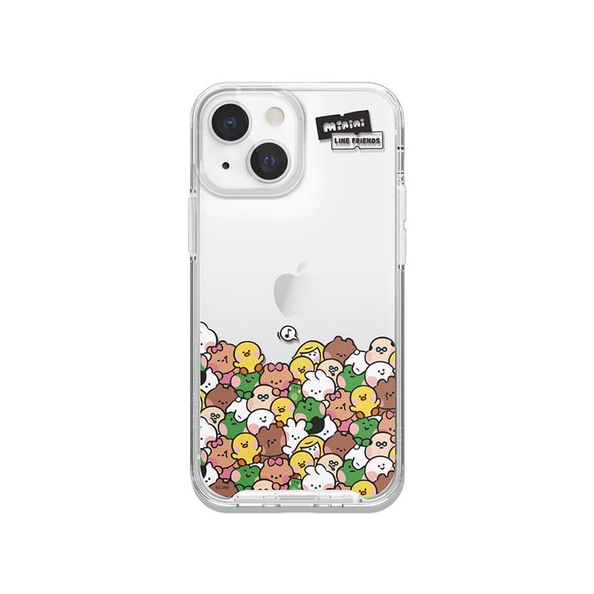 LINE FRIENDS SCHOOL/OFFICE IPHONE13 LINE FRIENDS minini WAGGLE WAGGLE iPHONE CASE 13 (7194881261741)