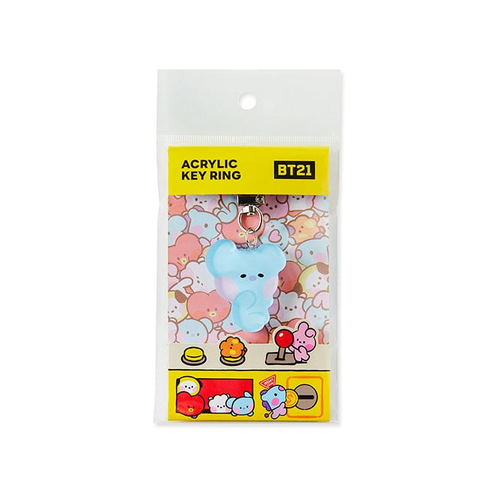 LINE FRIENDS SCHOOL/OFFICE KOYA BT21 KOYA minini MY ROOMMATE ACRYLIC KEYRING (7182467367085)