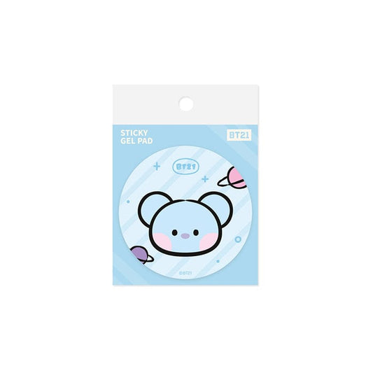 LINE FRIENDS SCHOOL/OFFICE KOYA BT21 KOYA minini STICKY GEL PAD (7182465007789)