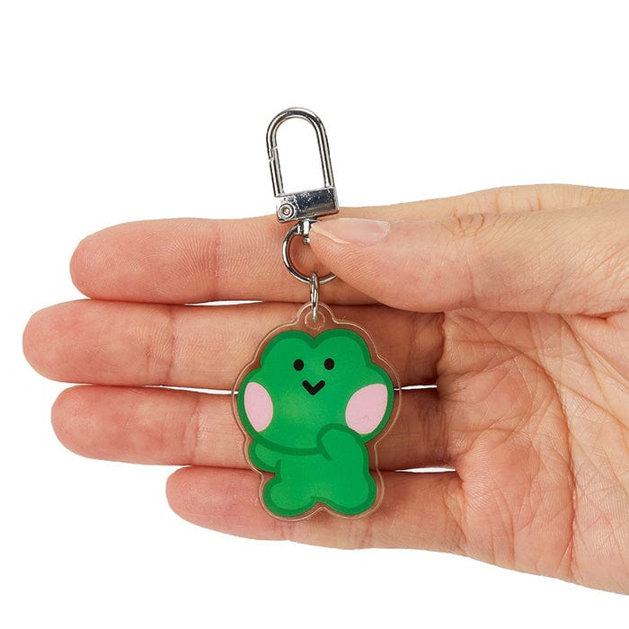 LINE FRIENDS SCHOOL/OFFICE lenini LINE FRIENDS  lenini SUNNY DAY ACRYLIC KEYRING (7182468219053)