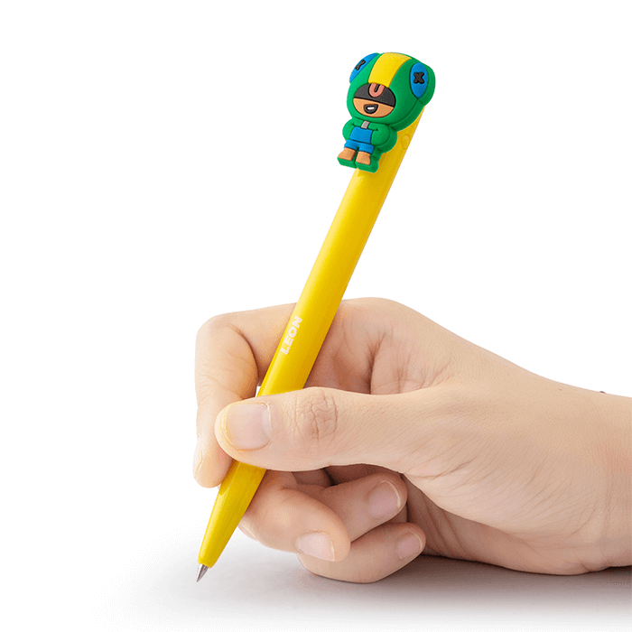 LINE FRIENDS SCHOOL/OFFICE LEON BRAWL STARS LEON GEL PEN (6093411221677)