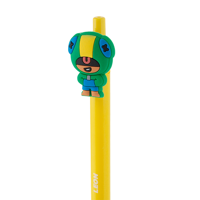 LINE FRIENDS SCHOOL/OFFICE LEON BRAWL STARS LEON GEL PEN (6093411221677)