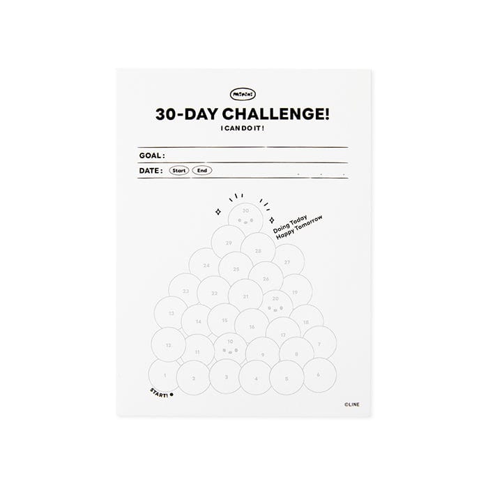 LINE FRIENDS SCHOOL/OFFICE LINE FRIENDS 30-DAY CHALLENGE STICKER BOOK LINE FRIENDS 30-DAY CHALLENGE STICKER BOOK (7182467924141)