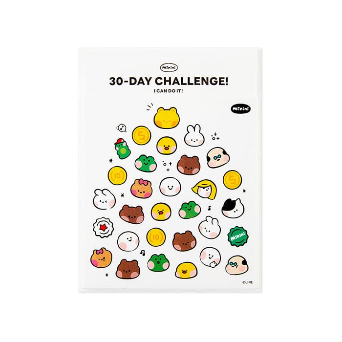 LINE FRIENDS SCHOOL/OFFICE LINE FRIENDS 30-DAY CHALLENGE STICKER BOOK LINE FRIENDS 30-DAY CHALLENGE STICKER BOOK (7182467924141)