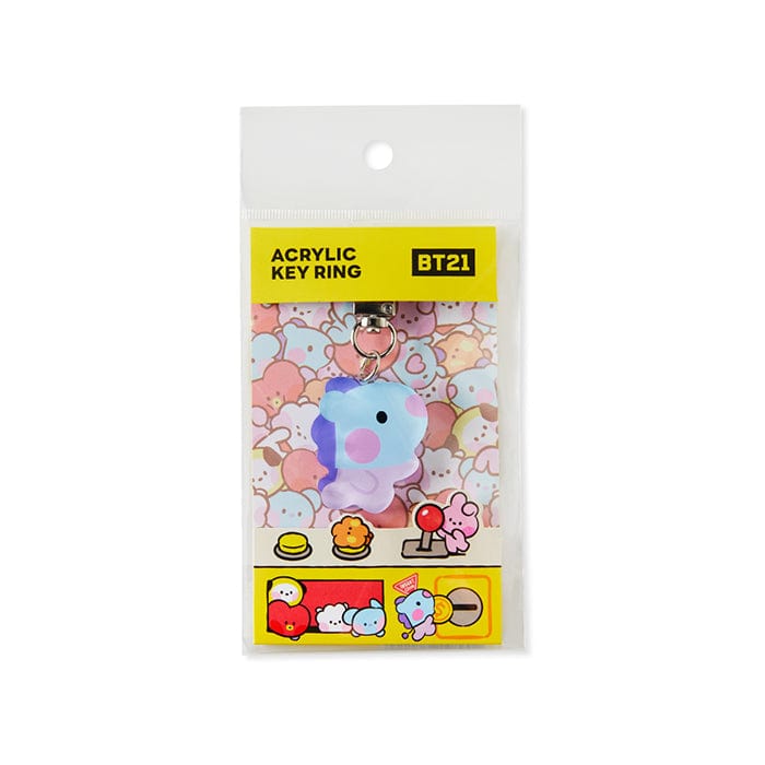 LINE FRIENDS SCHOOL/OFFICE MANG BT21 MANG minini MY ROOMMATE ACRYLIC KEYRING (7182467334317)