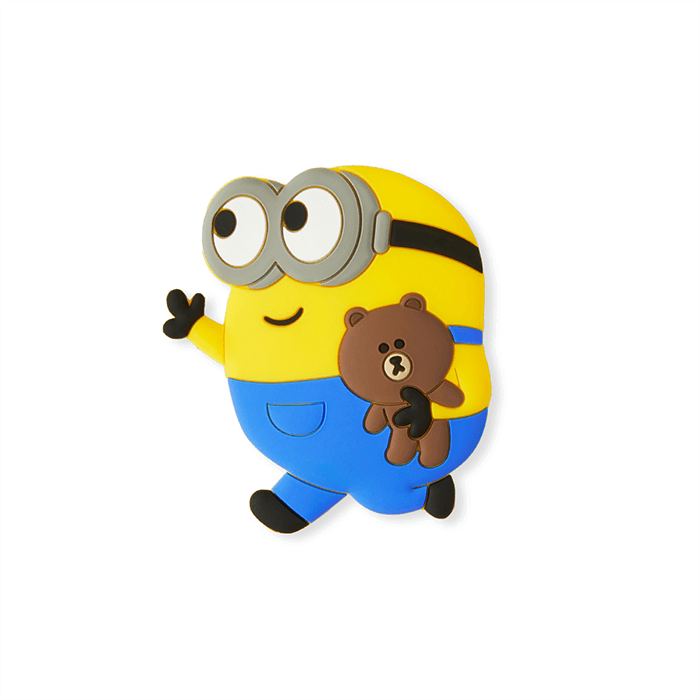 LINE FRIENDS SCHOOL/OFFICE MINIONS MINIONS X BROWN & FRIENDS MINIONS GRIP HOLDER (7182526021805)