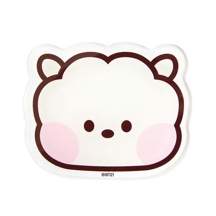 LINE FRIENDS SCHOOL/OFFICE RJ BT21 RJ minini ACRYLIC COASTER (7194881556653)