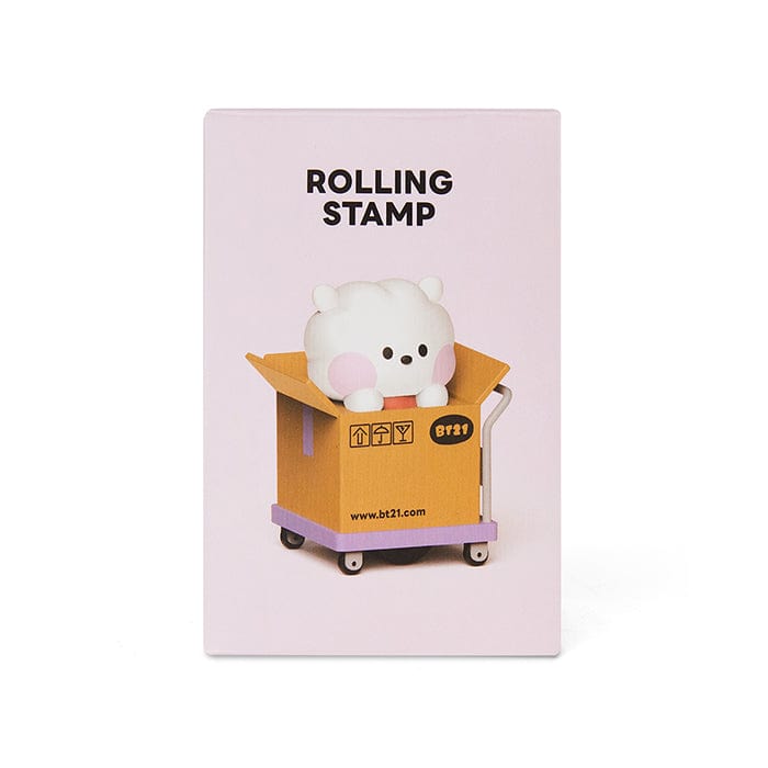 LINE FRIENDS SCHOOL/OFFICE RJ BT21 RJ minini ROLLING STAMP (7182462255277)