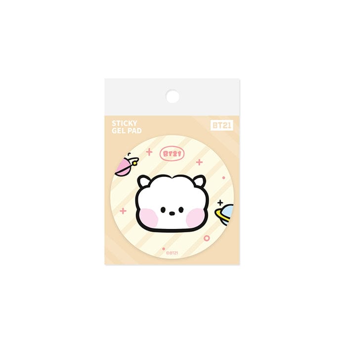 LINE FRIENDS SCHOOL/OFFICE RJ BT21 RJ minini STICKY GEL PAD (7182465040557)