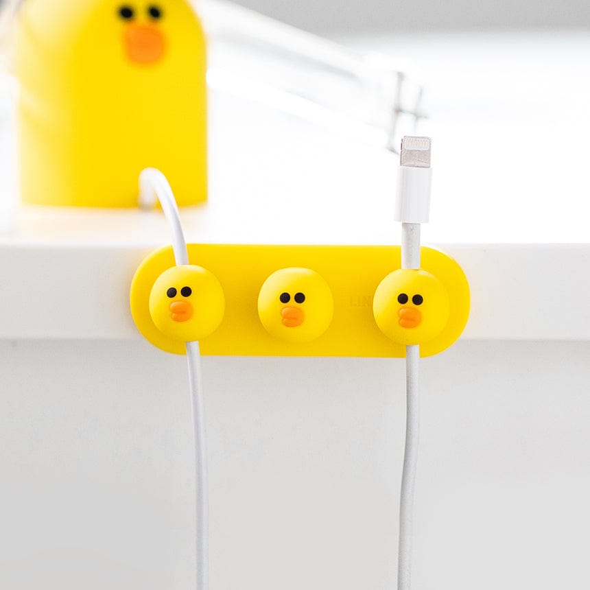 LINE FRIENDS SCHOOL/OFFICE SALLY LINE FRIENDS SALLY MAGNETIC CABLE CLIPS (7194880868525)