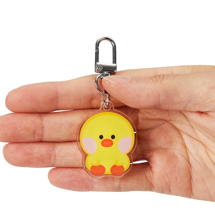 LINE FRIENDS SCHOOL/OFFICE selini LINE FRIENDS selini SUNNY DAY ACRYLIC KEYRING (7182468317357)