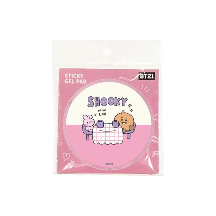 LINE FRIENDS SCHOOL & OFFICE SHOOKY BT21 SHOOKY BABY GEL PAD MY LITTLE BUDDY (7182474018989)