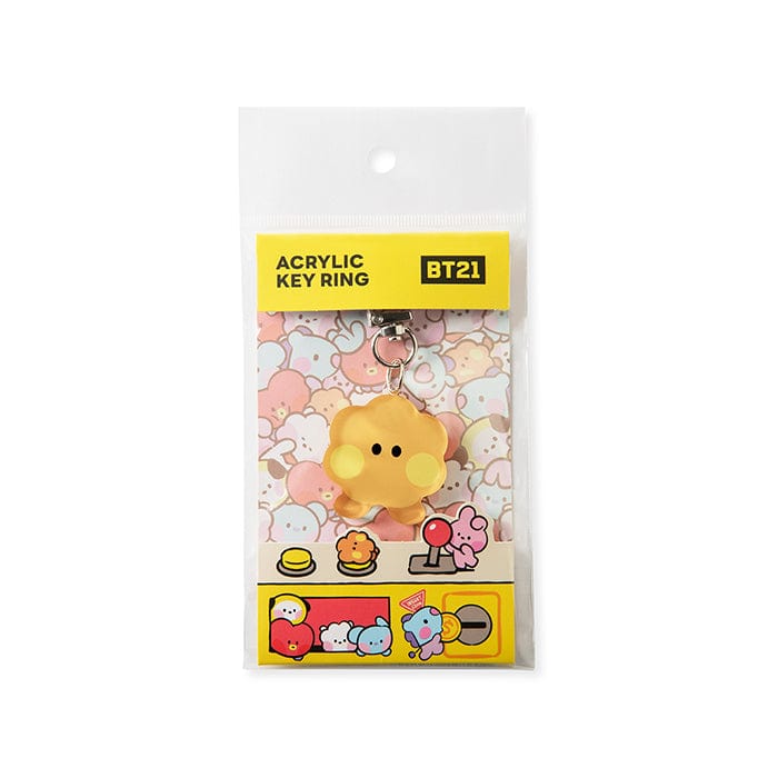 LINE FRIENDS SCHOOL/OFFICE SHOOKY BT21 SHOOKY minini MY ROOMMATE ACRYLIC KEYRING (7182467301549)