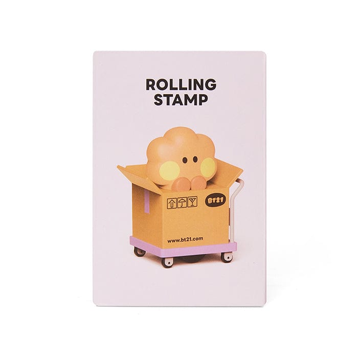 LINE FRIENDS SCHOOL/OFFICE SHOOKY BT21 SHOOKY minini ROLLING STAMP (7182462189741)