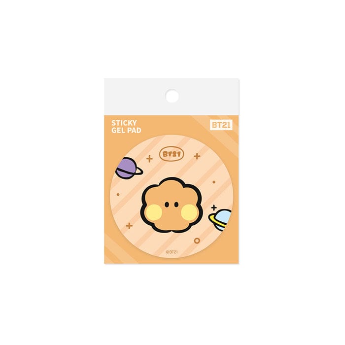 LINE FRIENDS SCHOOL/OFFICE SHOOKY BT21 SHOOKY minini STICKY GEL PAD (7182464942253)