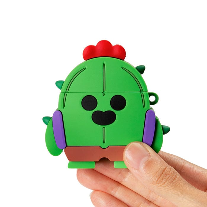 LINE FRIENDS SCHOOL/OFFICE SPIKE BRAWL STARS SPIKE AIRPODS CASE (7182493450413)