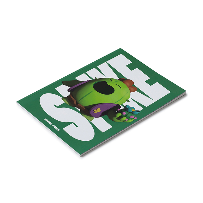 LINE FRIENDS SCHOOL/OFFICE SPIKE BRAWL STARS SPIKE RULED NOTE (6093411844269)