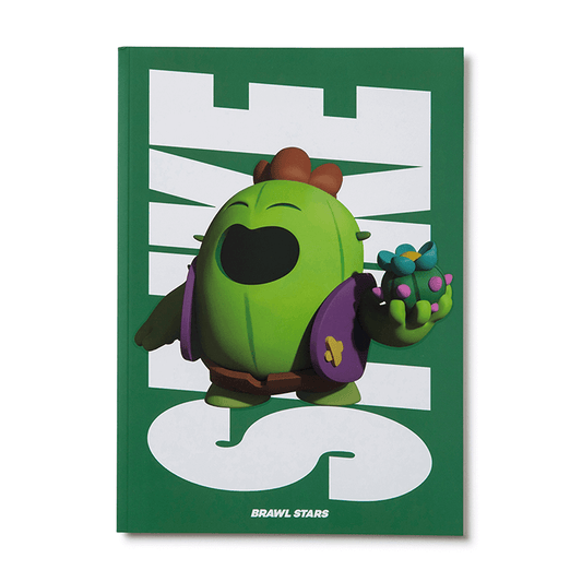 LINE FRIENDS SCHOOL/OFFICE SPIKE BRAWL STARS SPIKE RULED NOTE (6093411844269)