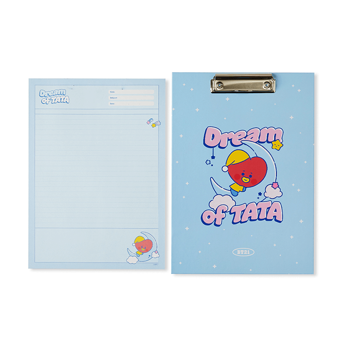 LINE FRIENDS SCHOOL/OFFICE TATA BT21 TATA DREAM OF BABY NOTEPAD SET (7182549647533)