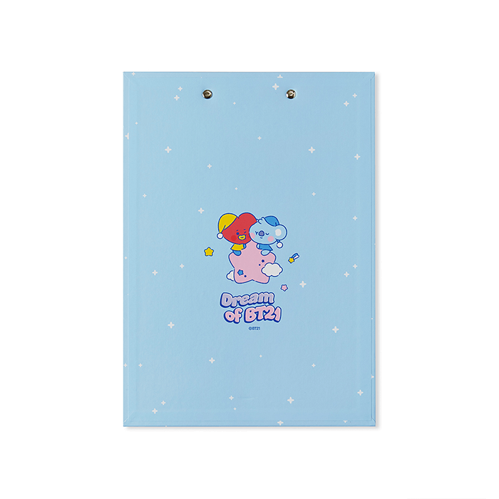 LINE FRIENDS SCHOOL/OFFICE TATA BT21 TATA DREAM OF BABY NOTEPAD SET (7182549647533)