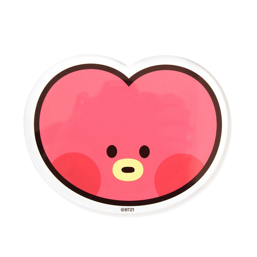 LINE FRIENDS SCHOOL/OFFICE TATA BT21 TATA minini ACRYLIC COASTER (7194881818797)