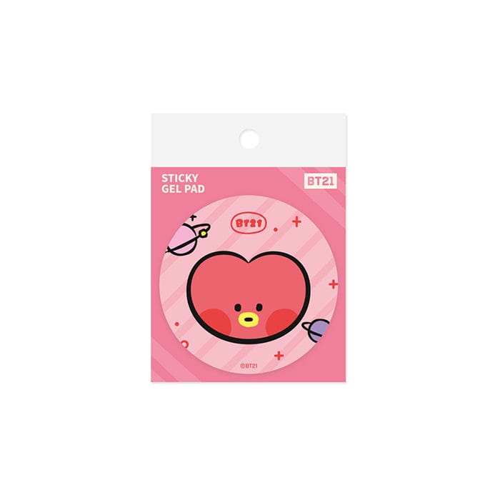 LINE FRIENDS SCHOOL/OFFICE TATA BT21 TATA minini STICKY GEL PAD (7182465138861)