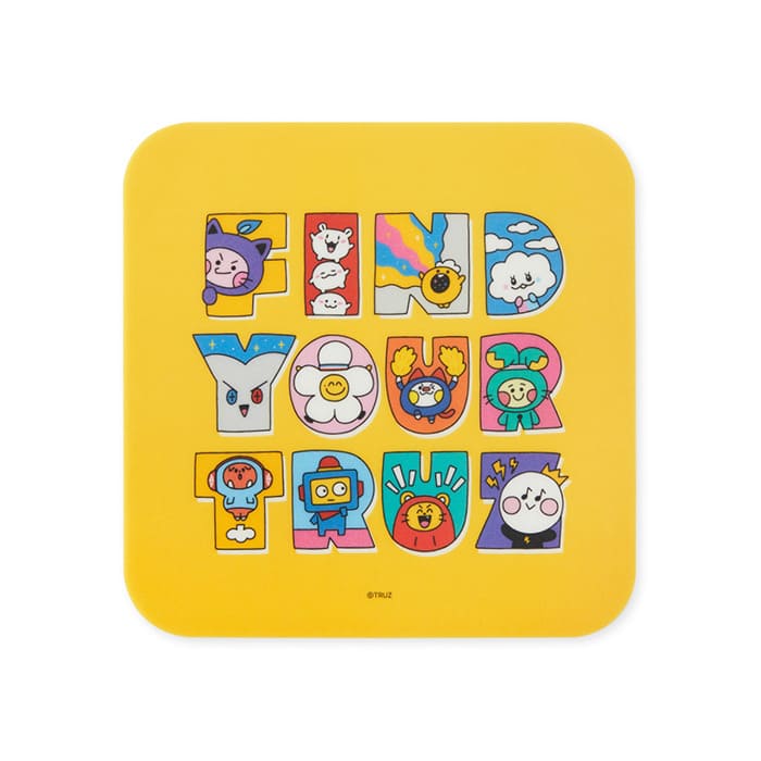 LINE FRIENDS SCHOOL & OFFICE TRUZ TRUZ MOUSE PAD (YELLOW) (7182497317037)