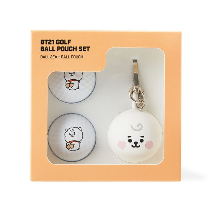 LINE FRIENDS SPORT RJ BT21 RJ BABY GOLF BALL POUCH SET (7182501052589)