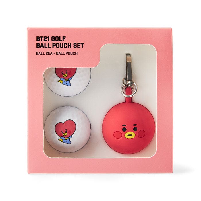 LINE FRIENDS SPORT TATA BT21 TATA BABY GOLF BALL POUCH SET (7182500823213)