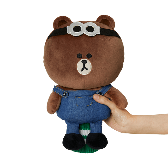 LINE FRIENDS SPORTS BROWN MINIONS X BROWN & FRIENDS BROWN DRIVER HEAD COVER (7182536835245)