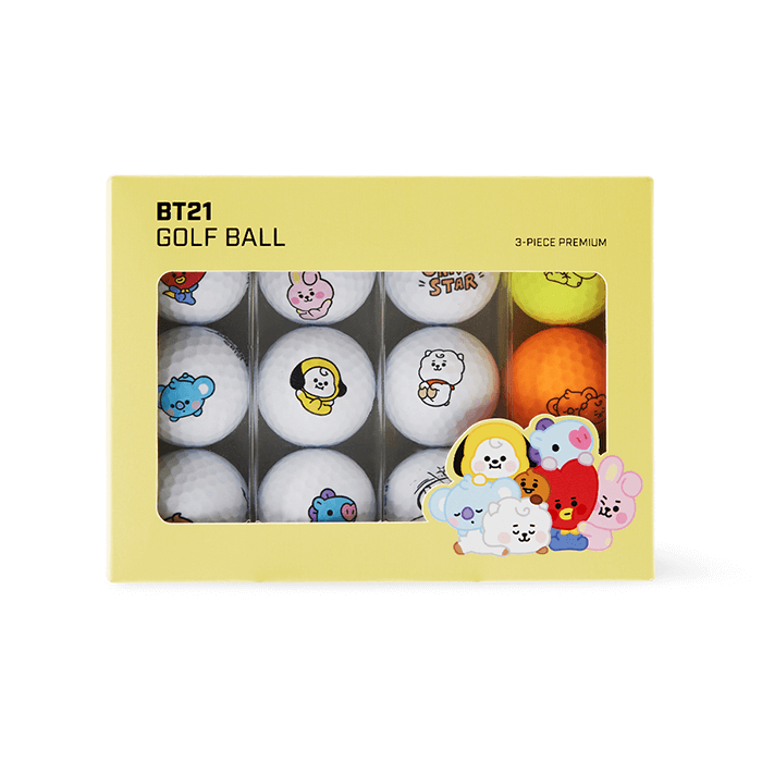 LINE FRIENDS SPORTS BT21 BT21 BABY GOLF BALL SET (12 balls) (6575558262957)