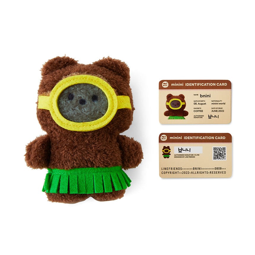 LINE FRIENDS TOY bnini LINE FRIENDS bnini SUMMER STANDING DOLL (7194883981485)