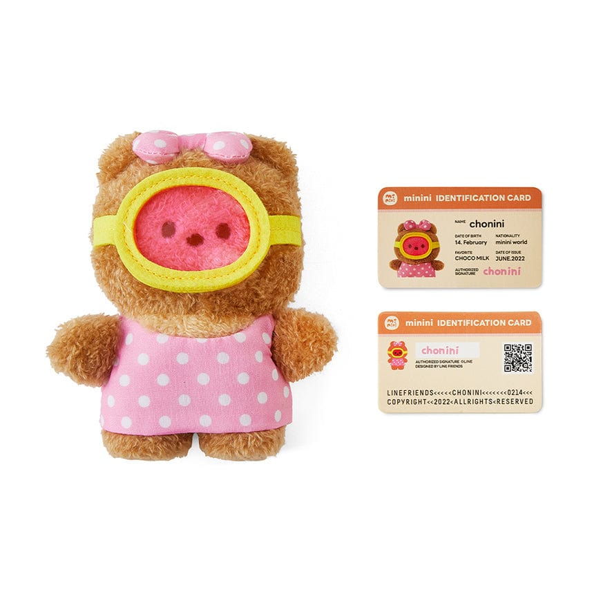 LINE FRIENDS TOY chonini LINE FRIENDS chonini SUMMER STANDING DOLL (7194883621037)