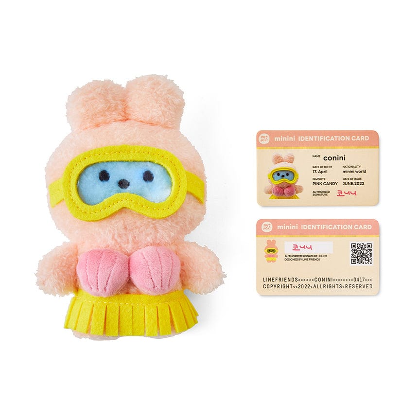 LINE FRIENDS TOY conini LINE FRIENDS conini SUMMER STANDING DOLL (7194883883181)