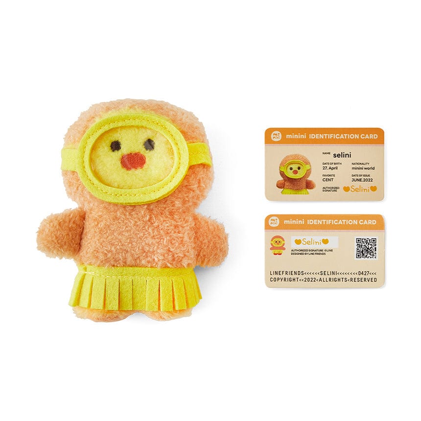 LINE FRIENDS TOY selini LINE FRIENDS selini SUMMER STANDING DOLL (7194883752109)