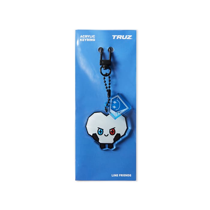 LINE FRIENDS TOYS BONBON TRUZ BONBON ACRYLIC KEYRING (7182494859437)