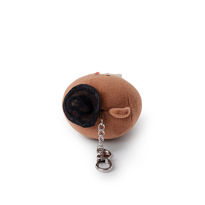 LINE FRIENDS TOYS BROWN BROWN & FRIENDS BROWN BAG CHARM DOLL - HANBOK EDITION (6087582187693)