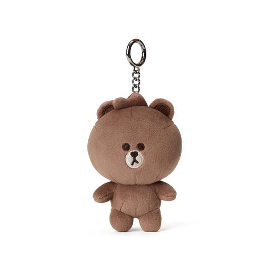 LINE FRIENDS TOYS BROWN BROWN & FRIENDS BROWN MINI FRIENDS BODY BAG CHARM (7182610694317)