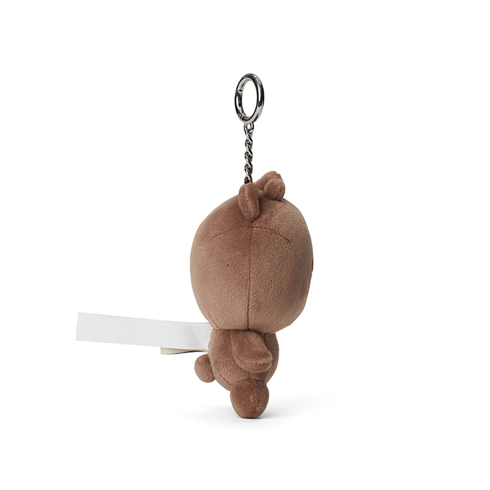 LINE FRIENDS TOYS BROWN BROWN & FRIENDS BROWN MINI FRIENDS BODY BAG CHARM (7182610694317)